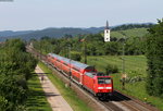 146 201-9 mit dem RE 5345 (Offenburg-Basel SBB) bei Denzlingen 10.6.16