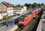 146 132 mit RE 4422 (Hannover Hbf–Norddeich Mole) am 27.09.2016 in Bremen-Mahndorf