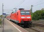 DB 146 030 mit der RB 16419 von Braunschweig Hbf nach Burg (Magdeburg), am 18.08.2022 in Niederndodeleben.