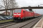 146 113-6 (Ortenaukreis) mit RE von Offenburg nach Basel SBB.