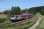 146 227-4  Neubaustrecke Stuttgart-Ulm  mit dem RE4723 (Karlsruhe Hbf-Konstanz) bei Grüningen 20.6.18
