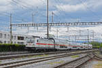 DB Lok 147 591-2 durchf�hrt am 13.05.2026 den Bahnhof Kaiseraugst.