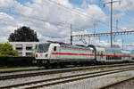 Lok 147 557-3 der DB Durchf�hrt am 05.06.2026 den Bahnhof Kaiseraugst.