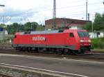 Die Br.152 061-8 bei Rangierarbeiten im Bahnhof Aalen. Spter fuhr sie mit einem Gterzug GZ nach Kornwestheim RBF. Aufgenommen am 16.05.07