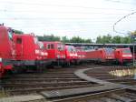 Diese E-Loks der Br.139, 151, 185, 155, 189 und 152 standen am 2.Juni.07 im E-lok BW Nrnberg.