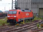 152 066-7 Railion steht am 21.06.07 abgebgelt in Aalen.