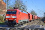 DB Cargo AG [D] mit  152 154-1  [NVR-Nummer: 91 80 6152 154-1 D-DB] und Kalizug am 25.03.20 Bf.