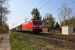 DB Cargo 152 112-9 am 28.03.20 in Babenhausen 