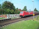 Br 152 091 fhrt nach Sden  (Barnten)(9.8.2007)