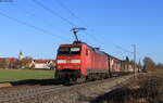 152 046-9 mit dem EZ 51694 (Nürnberg Rbf – Gremberg) bei Rudolzhofen 23.2.22