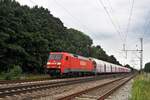 DB Schenker Rail 152 078 mit Kalkzug GM 60617 Horlecke  - Bremen Stahlwerke (Diepholz, 07.07.2012).