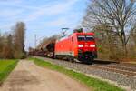 DB Cargo Siemens 152 028-7 mit Mischer in Maintal Ost am 19.03.26