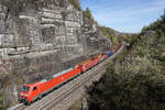 152 073 DB Cargo mit Schrott.