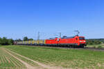 152 054-3 (DB Cargo) mit einer 187er und einem gemischten G�terzug in Elze, 28. Mai 2026
