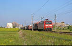 Ein  Mischer  mit 152 041-0 (Siemens ES64F) bewegt sich bei Eisdorf (Teutschenthal) Richtung Halle Rosengarten.

🧰 DB Cargo
🕓 20.5.2025 | 8:20 Uhr