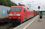 DB 152 149-1 mit einem Container-KLV Richtung G�ttingen, am 09.07.2026 in Kreiensen.