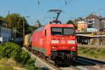 DB 152 010-5 mit G�terzug in Wuppertal, Juli 2026.