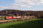 152 152 mit Gterzug vor Dollnstein (06.10.2007)