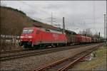 152 082 beschleunigt mit dem 52296 von Finnentrop nach Hagen Gbf.