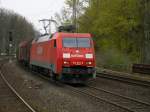 BR 152 018-8 mit GZ von Wanne Eickel in Richtung Bochum Langendreer.(09.04.2008) 