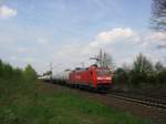 152 003-0 mit KeWa Zug am 26.04.08 in Hannover (GUB) Limmer