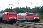  Train-Passing  (Zugberholung) in Neuoffingen.