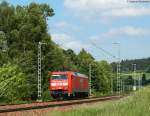 152 088-1 als Tfzf **** (Villingen-Hausach) am km 69,8 4.6.09