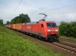 152 071 mit Boxxen nach Hamburg in Ahlten