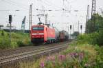 152 001-4 (DB Cargo) mit einem gem.GZ am 1.7.2009 durch Nordstemmen