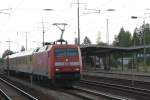 BR 152 015-4  mit Messzug und der 120 501-2 am 04.08.2009 in Berlin Schnefeld