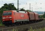 152 190-5 mit einen langen Gz bei Fulda am 11.07.2009