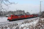 152 037-8 (Railion) und 152 006-3 (DB Cargo) schleppen am 4.