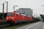 152 101-2 + 152 xxx-x mit gem. GZ in Wrzburg Hbf am 23.07.09