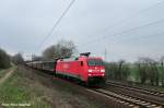 152 090-7 mit einem gemischten Gz gen Lehrte (Ahlten 08.04.10)