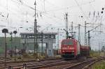 152 142-6 mit einem Gterzug bei der Ausfahrt in Kln Gremberg, 5.8.10