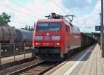 152 167-3 durchfhrt am 10.08. mit einem Schttgutzug den Bahnhof von Calau nach Cottbus. Gre an den Tf! (Das Bild hat mein Fotobegleiter an diesem Tag gemacht und es mir freundlich bereit gestellt, da er hier nicht online ist.)