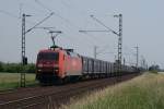 152 053-5 mit dem Nievenheimer nach Gttingen in Neuss Allerheiligen am 23.06.210