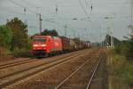 Br 152 012-1 mit ein mischer nach Seddin in Saarmund, 05/10/2010.