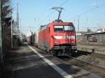 DB 152 169-9 mit einem Gterzug in Beuel am 8.2.2011