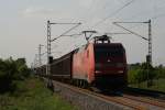 152 072-5 mit einem gemsichten Gterzug in Neuss-Allerheiligen am 11.05.2011