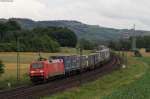 152 112-9 mit einem KV Zug bei Wernfeld 22.6.11