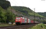 152 169-9 mit einem Containerzug bei Karlstadt 23.6.11