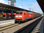 152 035-2 zieht am 30.08.2011 einen kurzen Gterzug durch Kaiserslautern