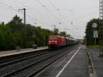 152 053 aus Richtung Nrnberg bei der Durchfahrt von Emskirchen.