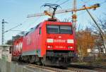 152 058-4 mit gem. Gterzug durch Bonn - 30.11.2011