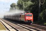 DB 152 049-3 mit einem Kalkzug Rtg. S�den in Dedensen/G�mmer.