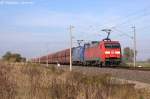 152 162-4 & 152 137-6  Albatros Express  DB Schenker Rail Deutschland AG mit dem GM 60225 von Hansaport nach Ziltendorf EKO in Vietznitz.