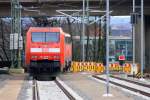 152 058-4,185 164-1 und 139 554-0 alle drei von DB stehen auf neuen Abstellgleis in Aachen-West bei Sonne und Wolken am 31.12.2013.