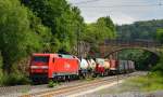 152 038 mit einem KLV am 21.06.2011 bei Möhren.