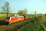 152 029 mit Gterzug Richtung Hamburg am 30.03.1999 in Bad Bevensen